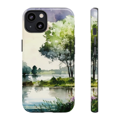 Summer Day by the Lake - Impact Resistant Phone Case